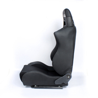 EDDYSTAR Tissu de velours noir Matériau personnalisé Machine de jeu Sièges VR Sièges réglables pour voiture de course