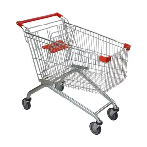 Hohe Qualität 4 Rad Grocery Shopping Carts Für Verkauf