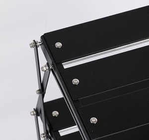 Étagère de rangement pliable portable en alliage d'aluminium à 3 niveaux pour le camping - Product Image 3