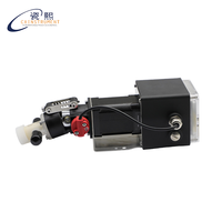 Dispositif compact de distribution de micro-liquides anticorrosion, avec contact entièrement céramique, pompe doseuse chimique sans vanne