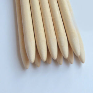 Bâton en <span class=keywords><strong>bois</strong></span> naturel, bâtons de stylet en <span class=keywords><strong>bois</strong></span> pour dessiner <span class=keywords><strong>sur</strong></span> des papiers d'art à gratter, Logo gravé au laser - Product Image 3