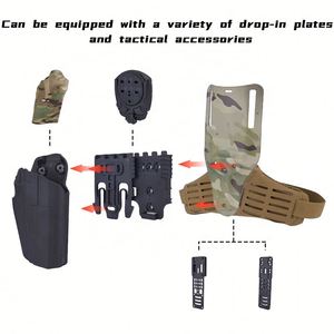Correa de Pierna de Alta Calidad, Estilo Táctico para Exteriores, Compatible con Accesorios de Caza, Segura y Cómoda de Instalar - Product Image 6