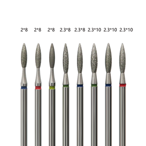 牙科防锈钻石钻头火焰钻石指甲钻头俄罗斯角质层切割机Efile钻头 - Product Image 2