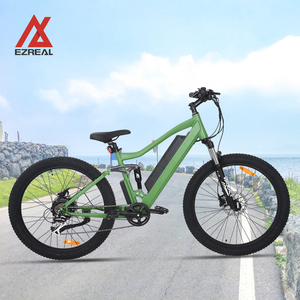 <span class=keywords><strong>EZREAL</strong></span> 2022 modelo 750W Pedal Assist SUSPENSIÓN COMPLETA 48V bicicleta de montaña con motor de cubo trasero bicicleta eléctrica a la venta - Product Image 1