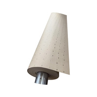 Papier kraft perforé anti-frisage pour traceur CAD, personnalisé en rouleau, écologique, recyclé, avec trous circulaires et triangulaires
