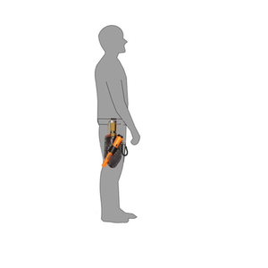 กระเป๋าคาดเอวหนัง PU สำหรับใส่เครื่องตรวจจับโลหะแบบพกพา พร้อมช่องใส่เครื่องมือ จอบ และอุปกรณ์ขุดค้นหาสมบัติ สำหรับใช้ในสวน - Product Image 3