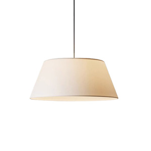 Luminaire suspendu en tissu de style japonais Wabi Sabi, rond, blanc, E27 LED, pour restaurant, bureau, chambre, salon, salon de thé, inspiration zen - Product Image 5