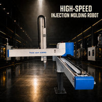 Robot manipulateur de sortie haute vitesse à 3 axes pour machine de moulage par injection plastique avec bras robotisé à servomoteur AC