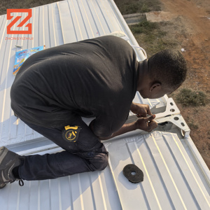 Trung Quốc 20ft nhà di động Nam Phi nhanh chóng cài đặt văn phòng di động thiết kế công nghiệp gấp <span class=keywords><strong>container</strong></span> nhà - Product Image 4