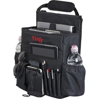 Tablette dédiée ordinateur portable stabilisant la bandoulière réglable boucles durcies bureau extérieur organisateur de siège avant de voiture