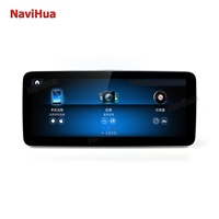 NaviHua Pantalla GPS para Auto Android de 12.3'' con Carplay Inalámbrico y Radio para Mercedes Benz Clase C W205 GLC X253 2015 2018, Estéreo para Auto