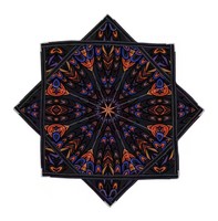 Produits de festival à motifs géométriques personnalisables, UV et phosphorescents, série Flowstar pour événements et fêtes, Dapo Star
