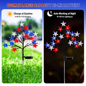 <span class=keywords><strong>Luces</strong></span> Solares para Exteriores IP65, Lámparas Solares <span class=keywords><strong>LED</strong></span> para Jardín, Impermeables, para Caminos, Fiestas, Patios y Porches, con Entrada de CC 6V - Product Image 4