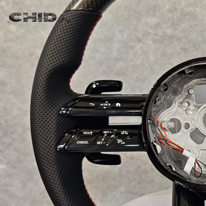 Volante de Cuero y Fibra de Carbono Personalizado con Diseño de Libélula para <span class=keywords><strong>Mercedes</strong></span> Benz W204 W205 W213 W219A45 E63 Gle Gls Amg Gt C63 G63 G65 - Product Image 5