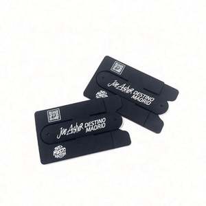 Soporte de silicona promocional al por mayor de fábrica para teléfono móvil con tarjetero - Product Image 5