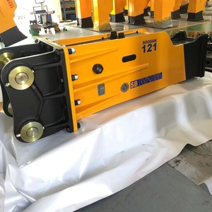 Ciseaux hydrauliques SOOSAN SB121 155 mm, type silencieux, pour roche et béton, pièces détachées, garantie 1 an pour excavatrices - Product Image 1