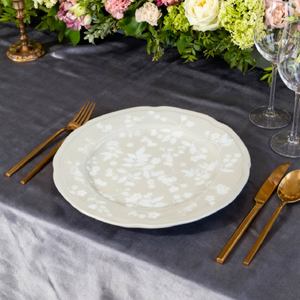 Grey Vine Pattern Vintage Decorative Dishes Ceramic Porcelain Luxury <b>Dinnerware</b> <b>Set</b> Italian Style Bone China Wholesale - Product Image 6