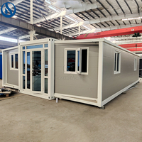 Maison de conteneur extensible de luxe de 40 pieds, préfabriquée, modulaire, maison de luxe à vendre