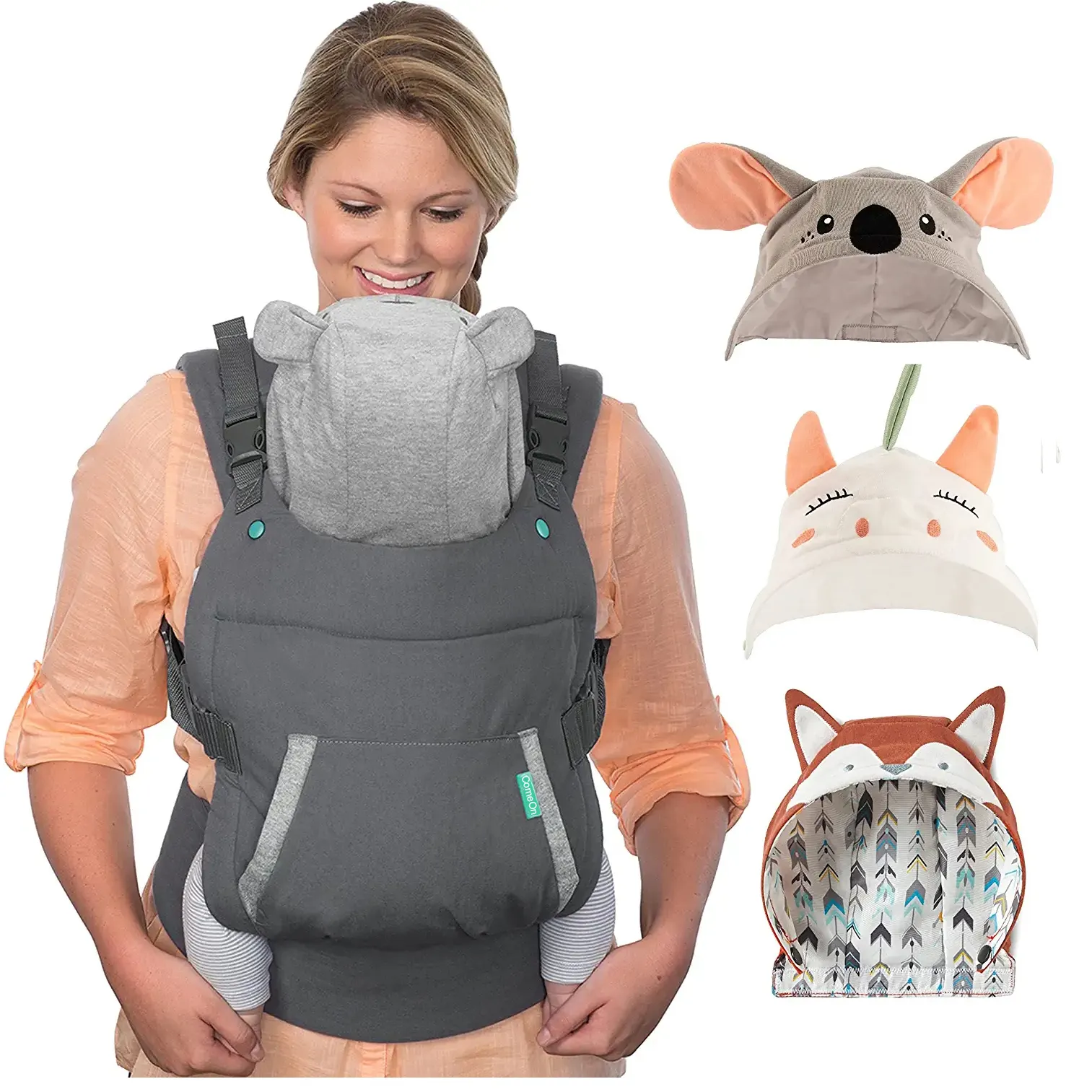 Fox Unicorn Hoodies Baby Carriers Bag Hip Seat Backpack Ergonomic Hoodie Baby Carrier Bundle Pack Baby Sling Carrier with Hood
