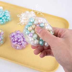 Juguetes Personalizados de Bolas de Perlas Ruidosas para Apretar, Antiestrés, Descompresivos, para Niños de 5 a 7 Años, Novedad - Product Image 4