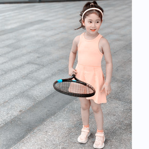 กระโปรงเทนนิสสำหรับเด็ก, ชุดจั๊มสูทกระโปรงเล่นกีฬาสันทนาการกลางแจ้งขนาดกลางและขนาดใหญ่ - Product Image 2
