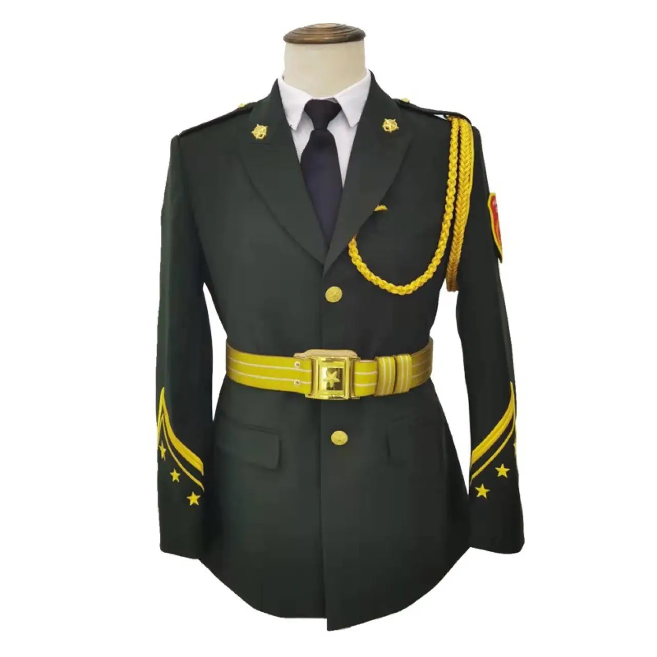 Customized Uniform Aiguillette Ceremony Dress Men's And Women's T-shirt+pants+shirt Suit Security Guard