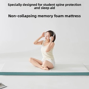Aangepaste Traagschuim Matras Zachte Single Stapelbed Matras Voor Slaapzalen Studenten Hotels En Slaapkamers Hetzelfde Model - Product Image 2