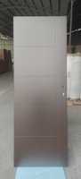 Porte intérieure pliable moderne Dofiberone, en PVC composite WPC, finition résistante à l'eau et au feu, fabriquée à Shanghai