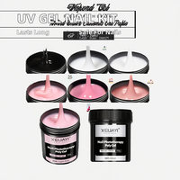 Étiquette personnalisée du fournisseur OEM vente en gros 100g/150g acrylique liquide constructeur dur vernis à ongles 18 couleurs LED UV Gel ongles concepteur