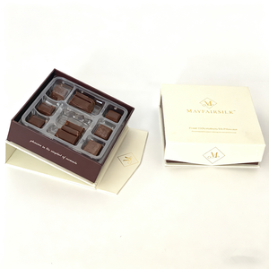 Cao cấp tùy chỉnh giáng sinh sô cô la Truffle hộp thanh lịch nam châm hiển thị các tông giấy với khay nhựa - Product Image 6