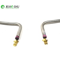 XIAOSHU eléctrico 600mm de diámetro horno elemento calefactor tubo 230V 400W calentador Tubular de forma redonda