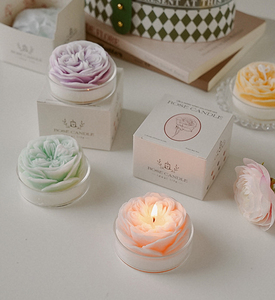 Bán Buôn Handmade Sinh Nhật Hương Thơm Hoa <span class=keywords><strong>Austin</strong></span> Sang Trọng Thơm Nến Sáp Đậu Nành - Product Image 5