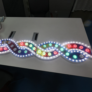 Enseignes lumineuses <span class=keywords><strong>vintage</strong></span> en métal personnalisées, colorées, design libre, acier inoxydable, ampoule LED extérieure - Product Image 5