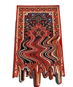 Drop Shipping Custom Luxury Rug Melting Pray Rugs Tufting Cut Pile Carpets And Rugs