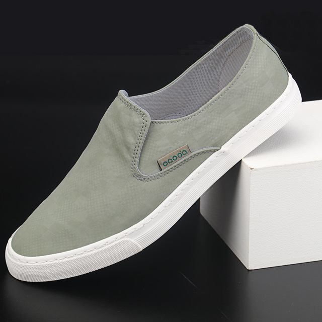 New Summer Men's Canvas Shoes: Classic, Versatile, Trendy, Retro Slip-on Breathable and soft men's sneakers
