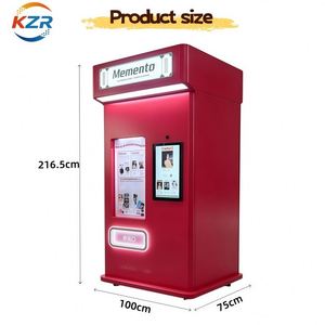 <b>Receipt</b> <b>Printer</b> AI Photo Booth Machine Selfie Touchscreen Photo Booth with <b>Printer</b> Custom Advertising Photo Booth - Product Image 6