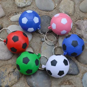 Creative Pu Ball Pendant Keyring Football Rugby Key Chains Mini Simulation Basketball Volleyball Keychain