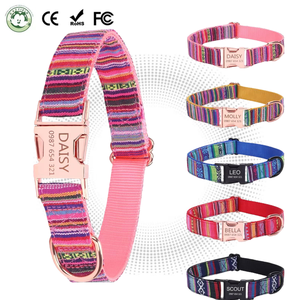 Trendy Set 2 Pet Kragen Schattige Kitten Kragen Voor Meisjes Jongens Geel Groene Bloem Hanger Gepersonaliseerde Linten Apart - Product Image 1