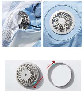 Chaleco con ventilador de refrigeración para hombre, tela transpirable para jardinería de verano, caminar, correr y trabajar al aire libre - Product Image 5