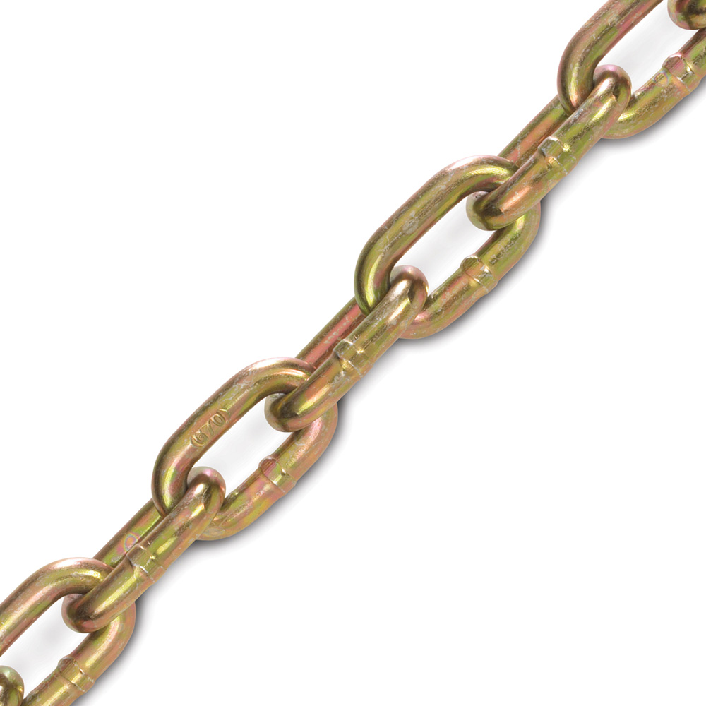 High Tensile G70 Galvanized Link Chain for Towing Zinc Finish Welded Transmission Chain with J/Clevis Grab Hooks