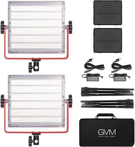Gvm Great <span class=keywords><strong>Videomaker</strong></span> 1200d Pro Rgb Led Video Light, kit d'éclairage vidéo 50w avec contrôle par application, kit d'éclairage photo - Product Image 3