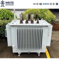 Transformador de Potencia Sumergido en Aceite de 10kV 11kV, 110kV 200kVA 400V, Subestación Exterior, Bobinado de Cobre ONAN, IP54, CE, IEC, MV, HV