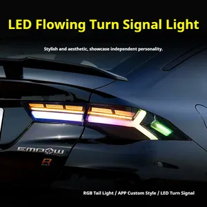 FT Car <b>Lights</b> for Trumpchi Empow RGB Taillights 2021-2025 LED Rear Bumper <b>Light</b> Dynamic Turn Signal <b>Light</b> Tail Lamp Assembly - Product Image 2