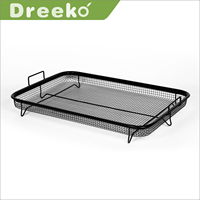 Dreeko Plaque de cuisson avec panier Four Grille cuiseur Poêle à frites Crisper
