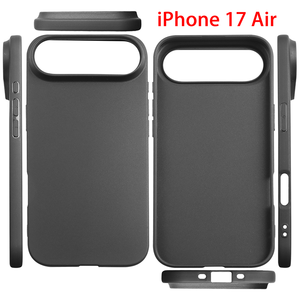 Custodia per Telefono in TPU Nero Opaco per <span class=keywords><strong>iPhone</strong></span> 17 Pro Max 17 Air 15 Pro Max <span class=keywords><strong>13</strong></span>, <span class=keywords><strong>Cover</strong></span> Morbida in Silicone Antiurto - Product Image 2