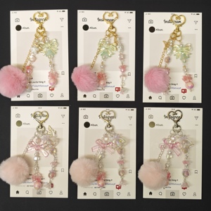 Porte-clés DIY, ensemble de vêtements pour déguisement, porte-clés tendance, breloques de téléphone, accessoires de sac DIY, produit en gros - Product Image 6