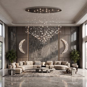 Lampadario <span class=keywords><strong>a</strong></span> Spirale di Cristallo di Lusso per Scale di Villa, Hall di Hotel, Lampada <span class=keywords><strong>a</strong></span> Sospensione Moderna Personalizzata <span class=keywords><strong>a</strong></span> <span class=keywords><strong>LED</strong></span> con Effetto Cascata <span class=keywords><strong>a</strong></span> Farfalla - Product Image 5