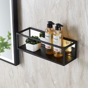 Đen sơn tĩnh điện cong Kệ gương với Wall Mount thiết kế hiện đại LED nguồn ánh sáng - Product Image 6