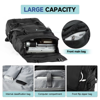 Mochila Oxford Impermeable Personalizada Unisex para Portátil, Mochila Casual para Deportes y Viajes con Logotipo