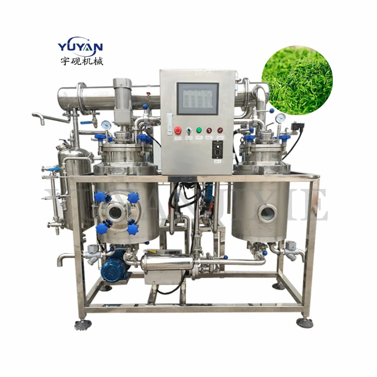 Small Chinese herbal medicine extraction and concentration unit Ginkgo Biloba Dry extraction and concentration equipment